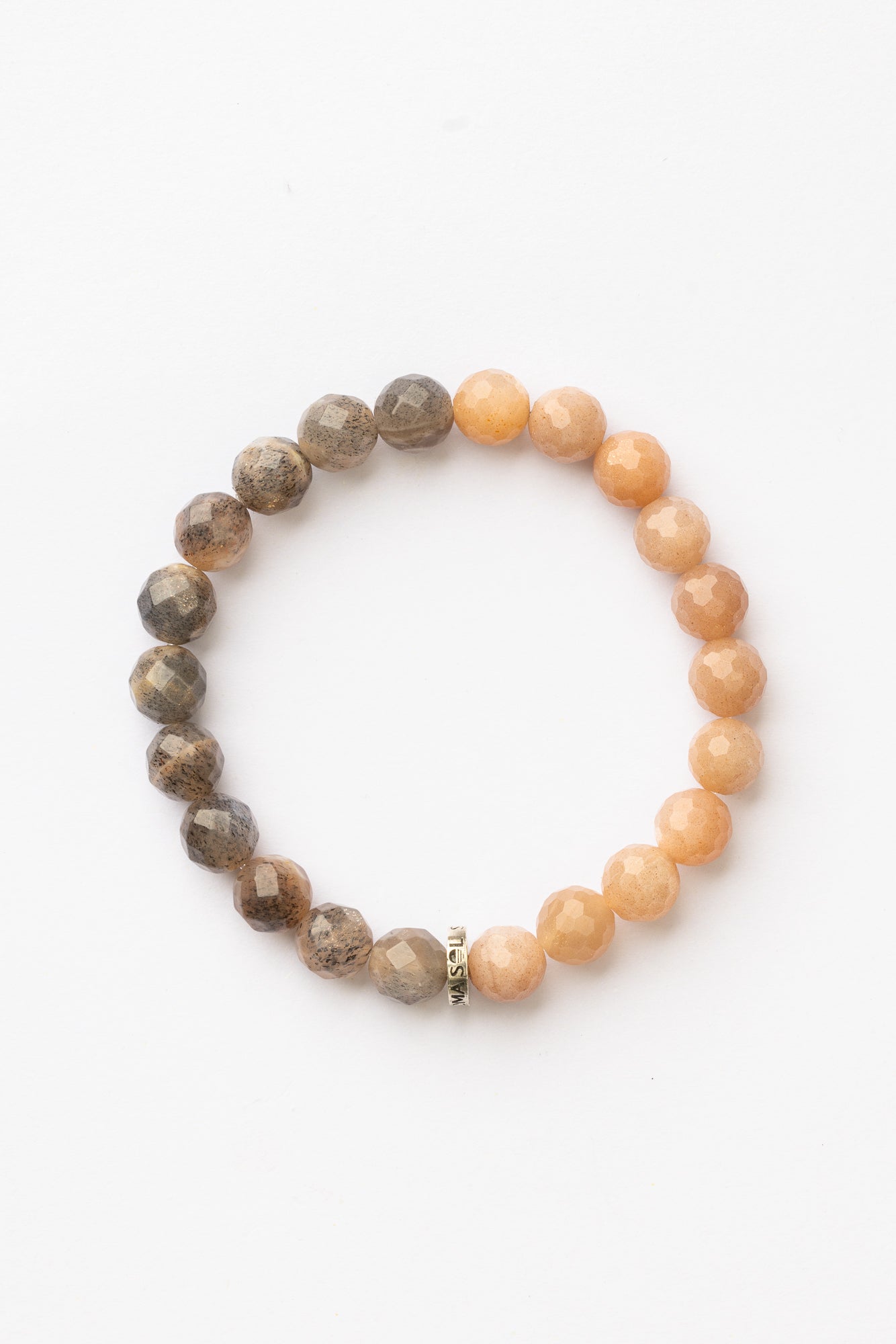 Multi-Moonstone Faceted Energy Bracelet | Feminine Intuition • Balance