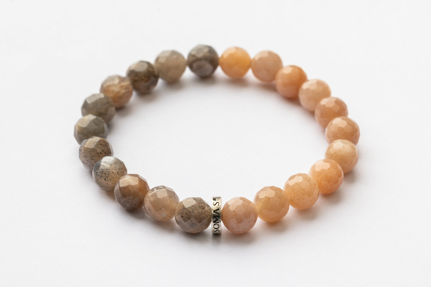 Multi-Moonstone Faceted Energy Bracelet | Feminine Intuition • Balance