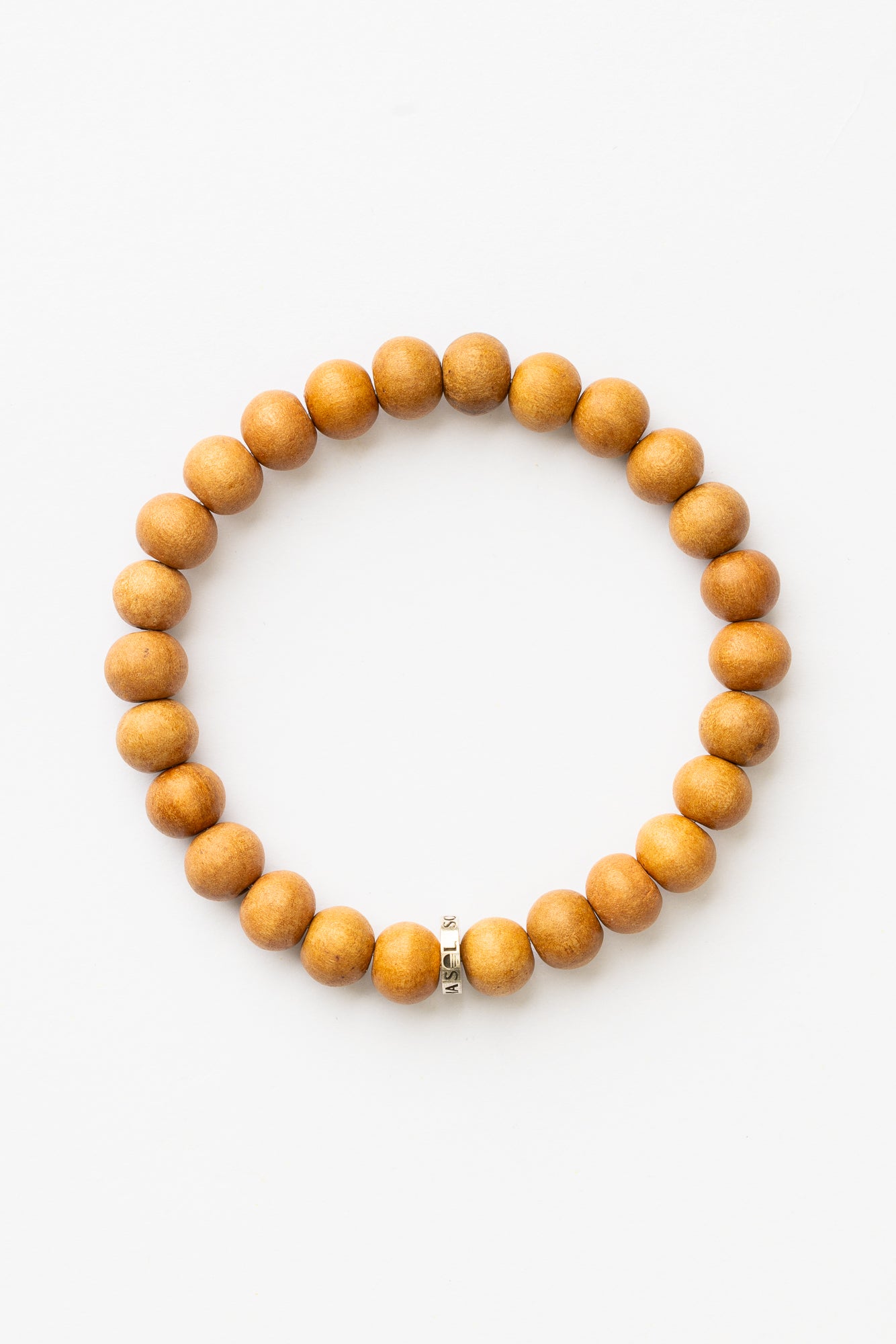 Men's Sandalwood Logo Bracelet