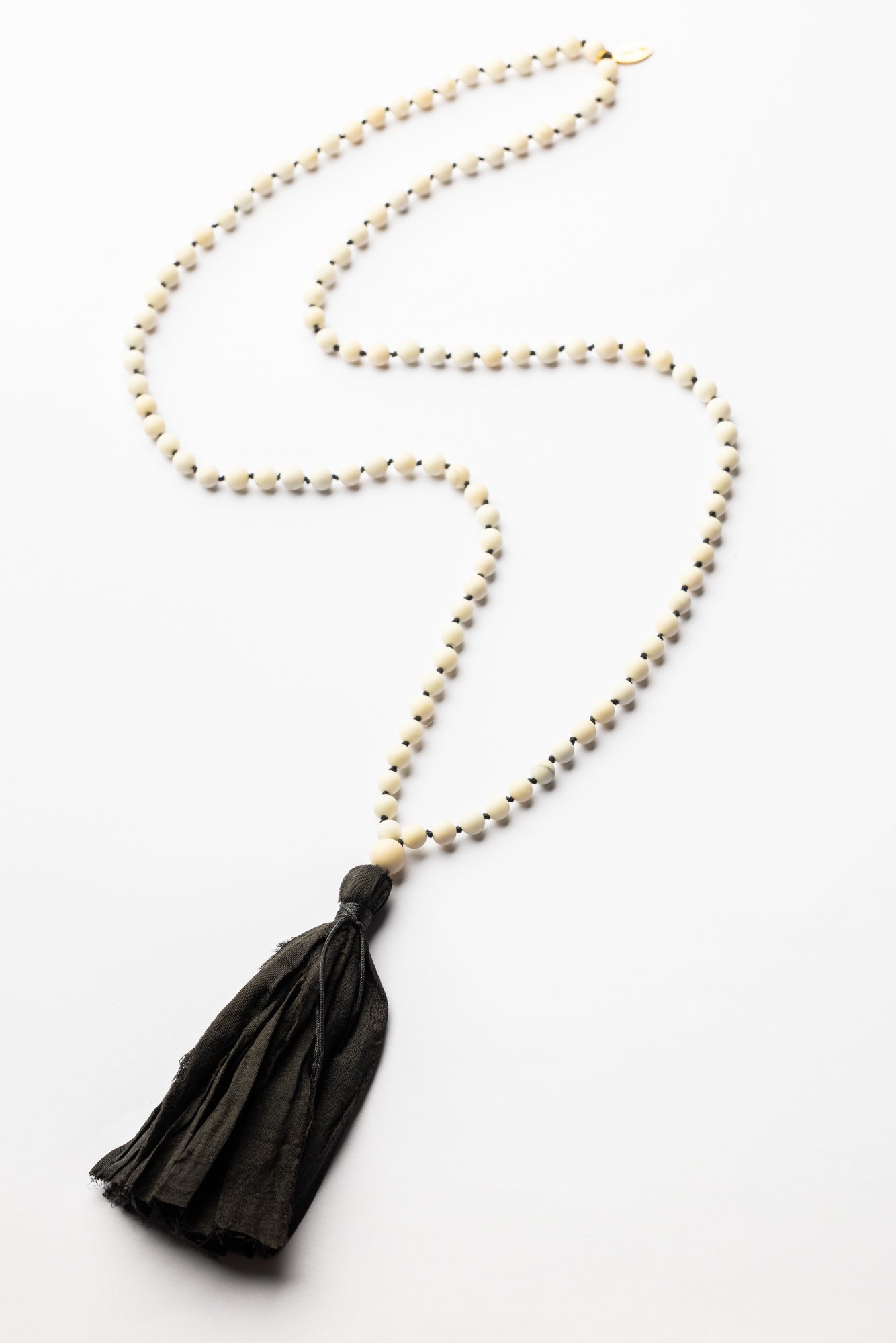 Ivory Jasper Mala Necklace | Balance • Grounding