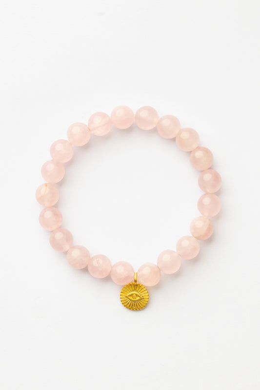 Rose Quartz Energy Bracelet | Love • Passion