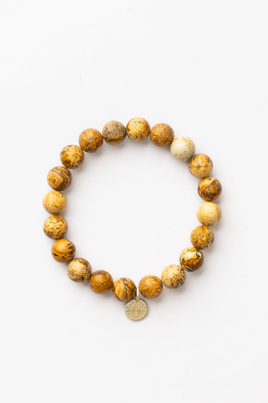Picture Jasper Energy Bracelet | Grounding • Harmony