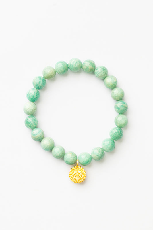 Amazonite Energy Bracelet | Calm • Truth
