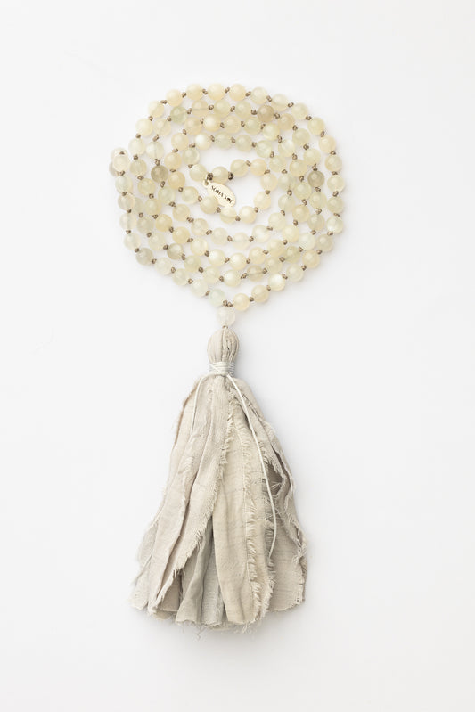 Moonstone Mala Necklace | Feminine Intuition • Balance