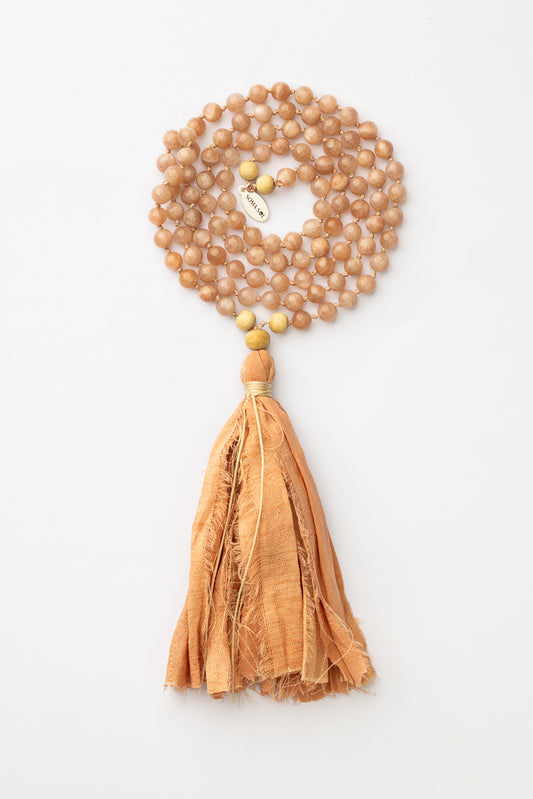 Sunstone Mala Necklace | Self-Empowerment • Success