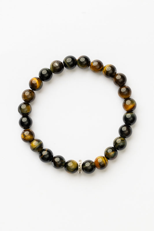 Men's Tiger Eye Energy Bracelet | Strength • Empowerment