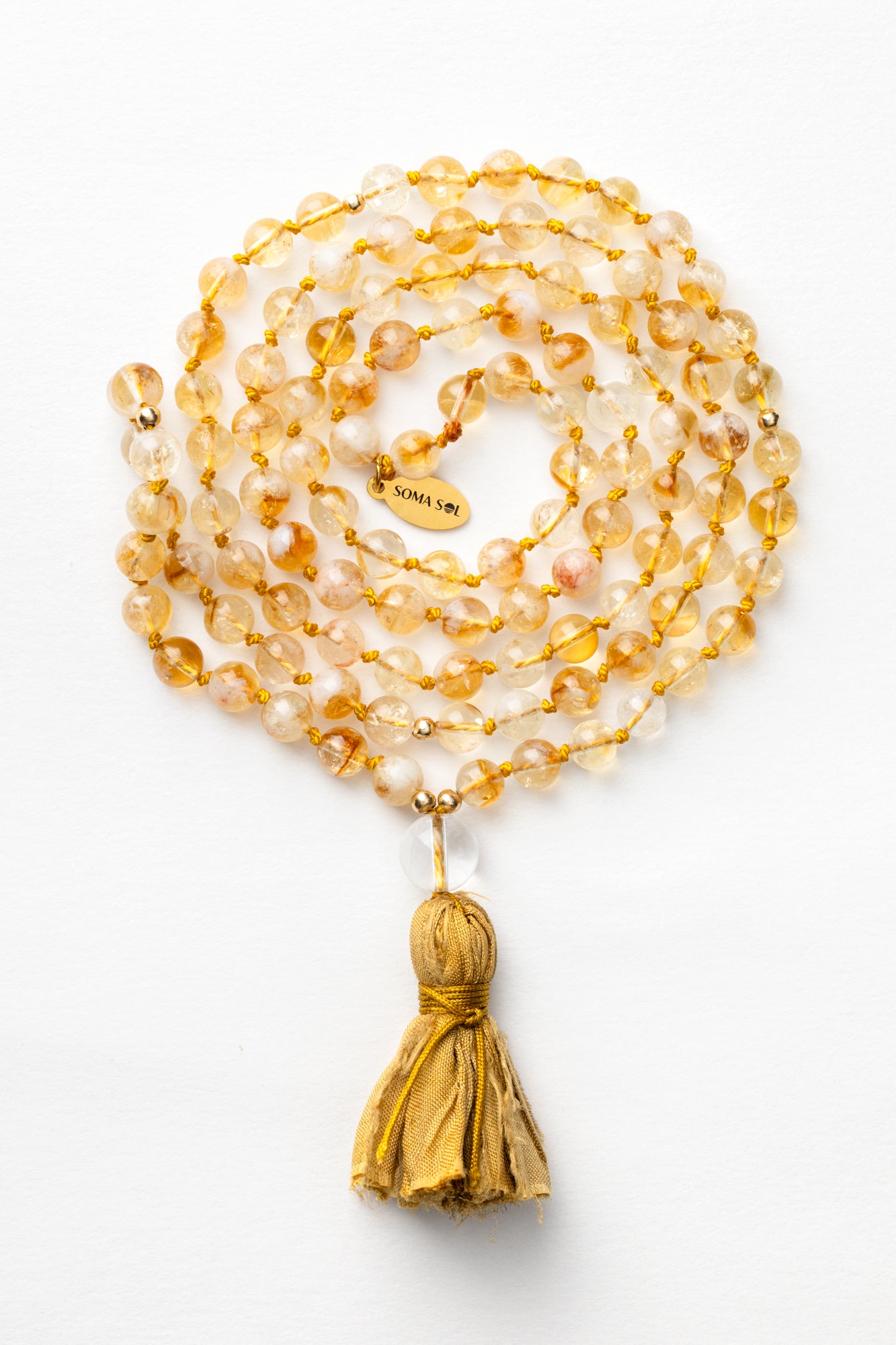 Citrine Mala Necklace | Abundance • Joy