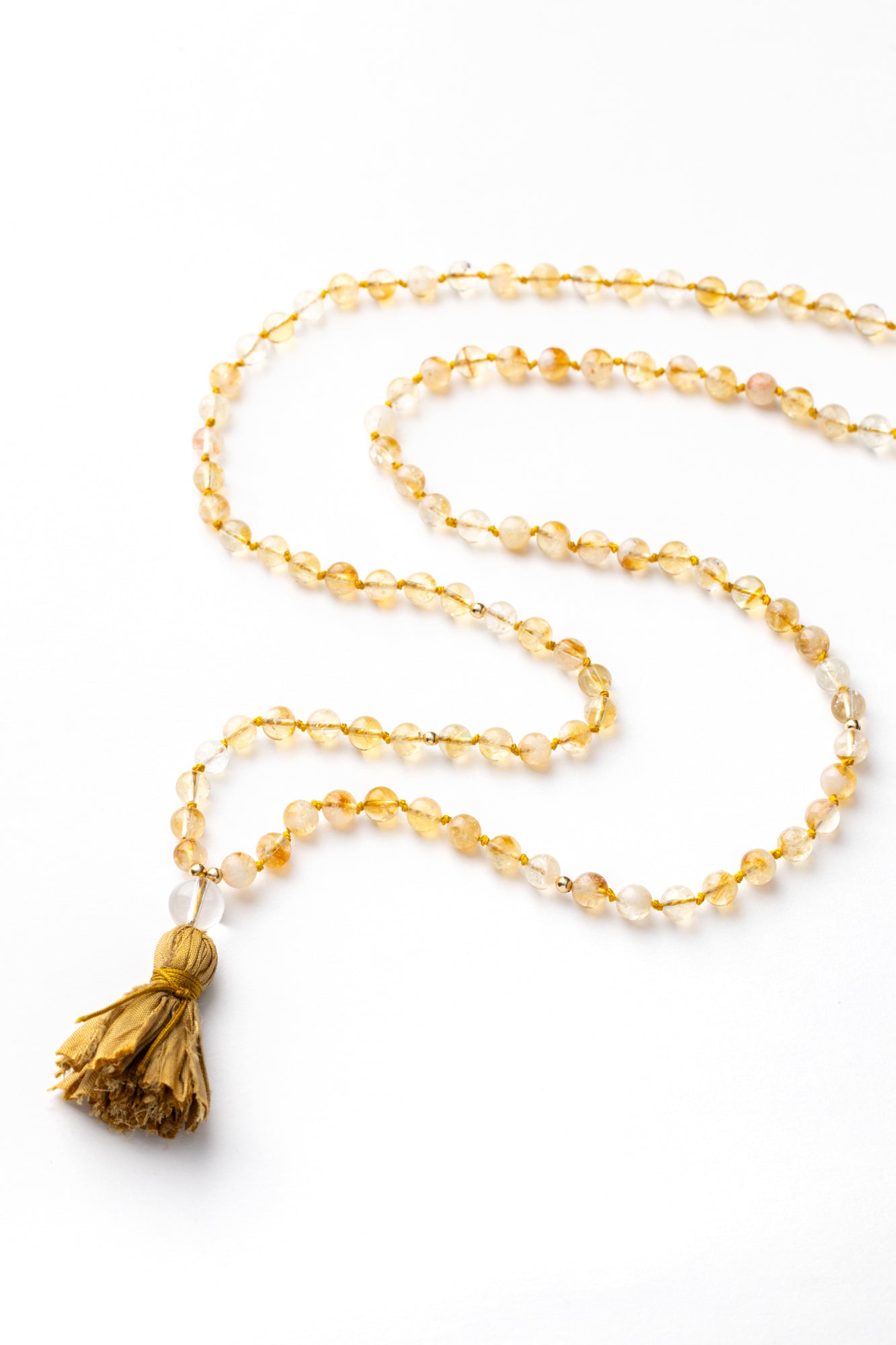 Citrine Mala Necklace | Abundance • Joy