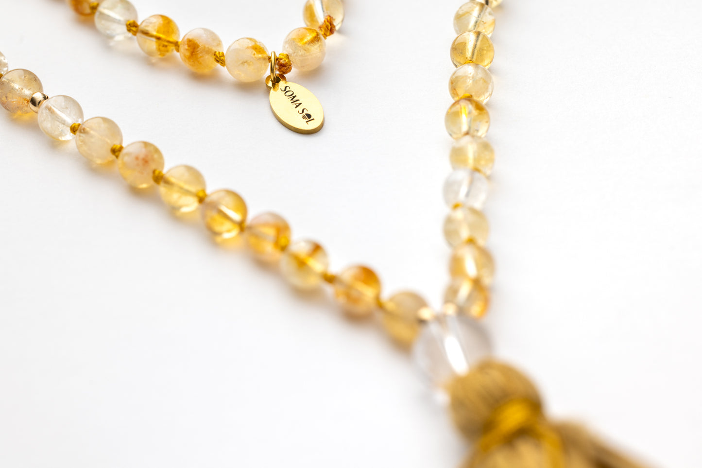 Citrine Mala Necklace | Abundance • Joy