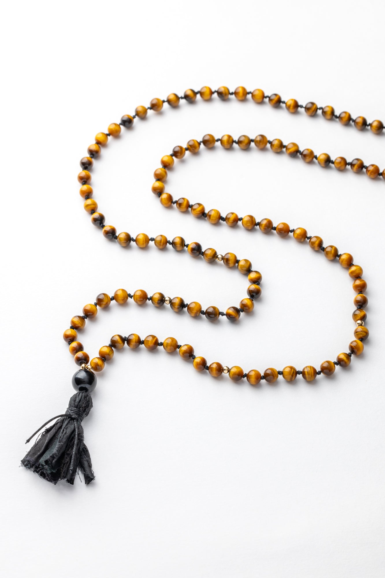 Tiger Eye Mala Necklace | Strength • Empowerment